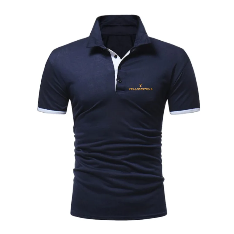 

2021 New Style Fashion Summeer Men Wide Stripe Homme Casual Embroidery Short Sleeve Shirt Male Gift -40