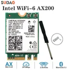 Беспроводной м.2 Wifi 6 Intel AX200 2974 Мбитс Bluetooth 5,0 Wlan 802.11ax MU-MIMO NGFF ноутбук сеть Wi-Fi карта AX200NGW Windo