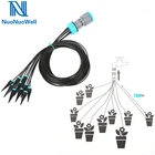 Nuonuowell 1 Набор садовая система капельного орошения Авто капельная стрелка теплица домашние цветы капля излучатель полив экономия наборы