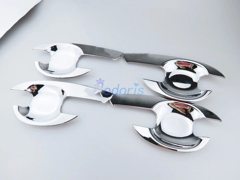 Хромированный Стайлинг автомобиля дверная ручка чаша вставка отделка верхний