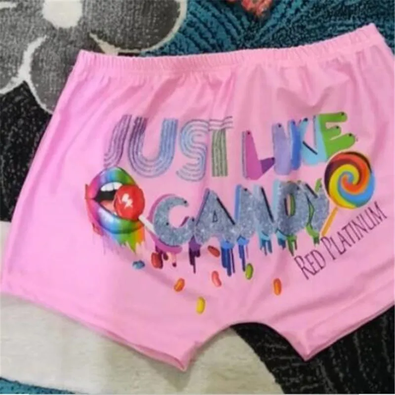 

Women Shorts 2020 Fashion Female Daily Vintage Summer Shorts Household Casual Cartoon Words Printed Party Club Dance Bottoms