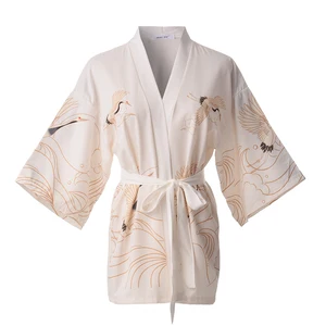 Кимоно в традиционном японском стиле для мужчин и женщин, кардиган с Оби, юката, хаори, самурая