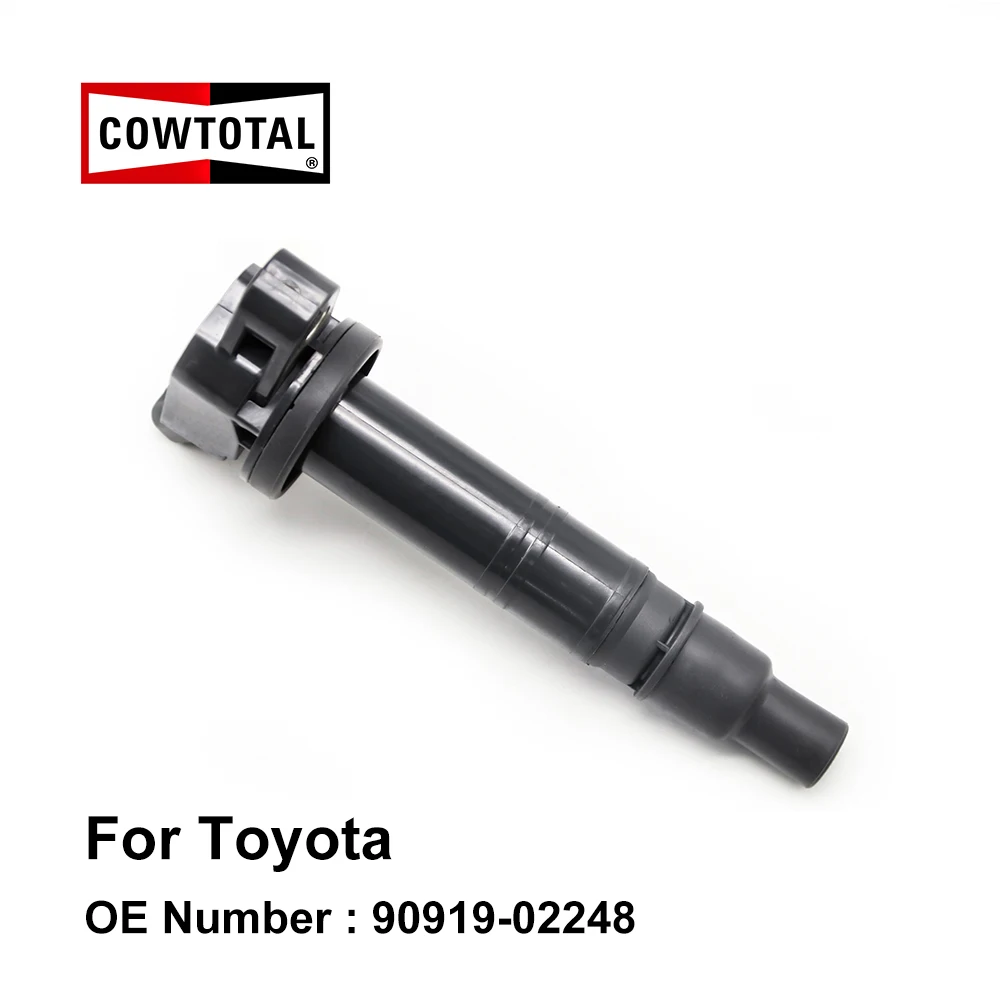 Cowtote катушка зажигания 90919 02248 для Toyota Prado RAV4 FJ Cruiser Fortuner 4runner Hilux Land Tacoma Avensis|Катушка