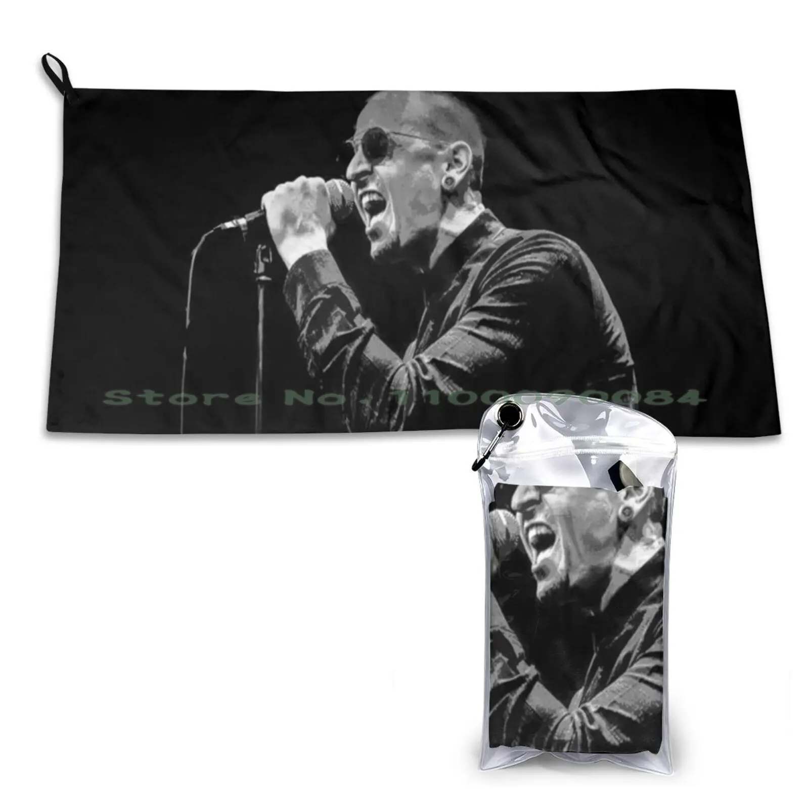 Полотенце вокалист Топ Chester быстросохнущее Спортивное портативное для тренажерного зала Kazekage Gaara Kakashi Hatake Shippuden Uzumaki Sakura Haruno