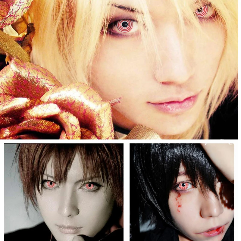 Красивые цветные контактные линзы для зрачков Женские разноцветные вечерние 14 5