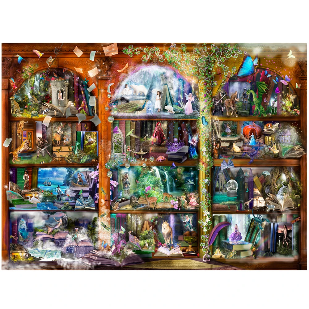 Фантазия искусство алмазная живопись камни в форме ромба Набор для рисования с