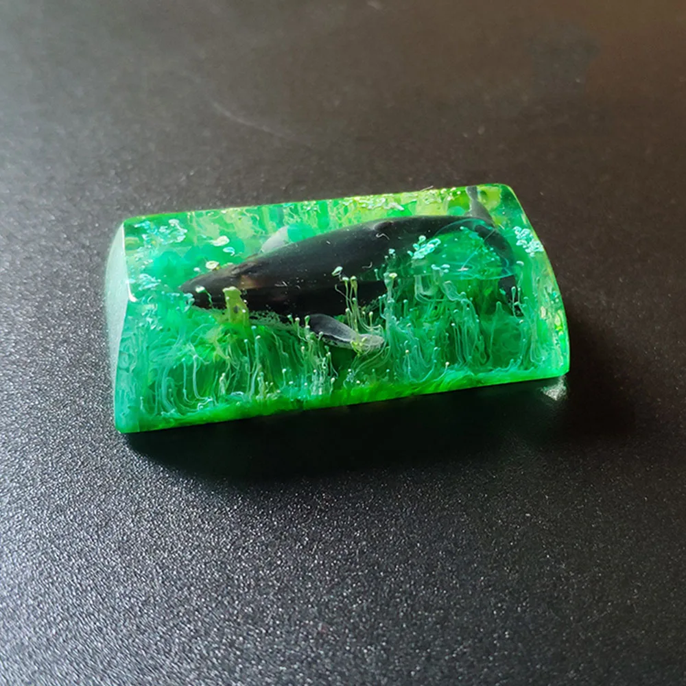 Клавиши с Китом из смолы для Cherry Mx Переключатель механическая клавиатура