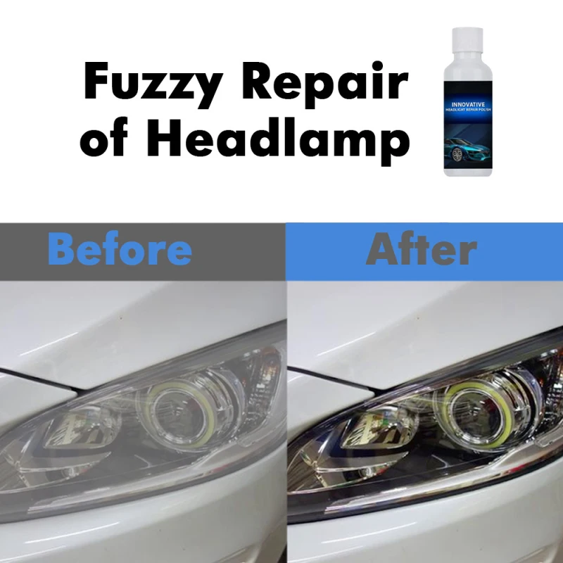 

20/30ml Car Headlight Repair Coating Solution Headlight Restoration Oxidation Liquid Car Headlight Repair Agent Anti-scratch