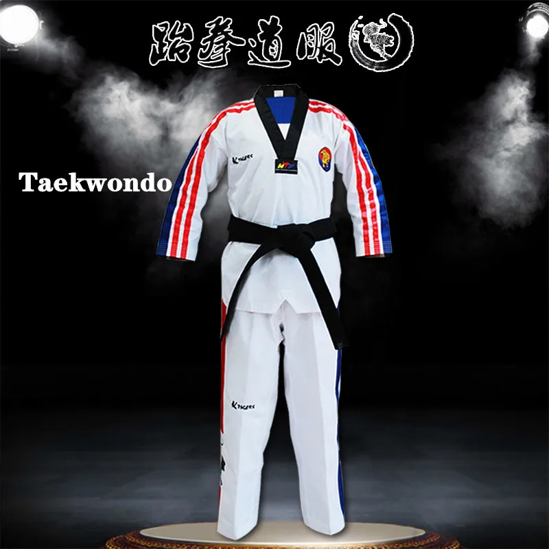 Ktigers Korea Quality Colored Adult Children Taekwondo Judo Karate Uniform Performance Clothing | &amp