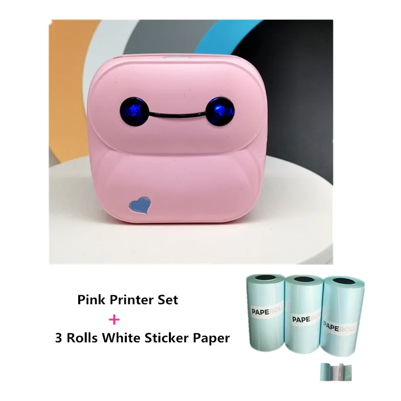 GOOJPRT Mini Baypage P8 USB термопринтер штрих кодов фото Bluetooth беспроводной черный и белый