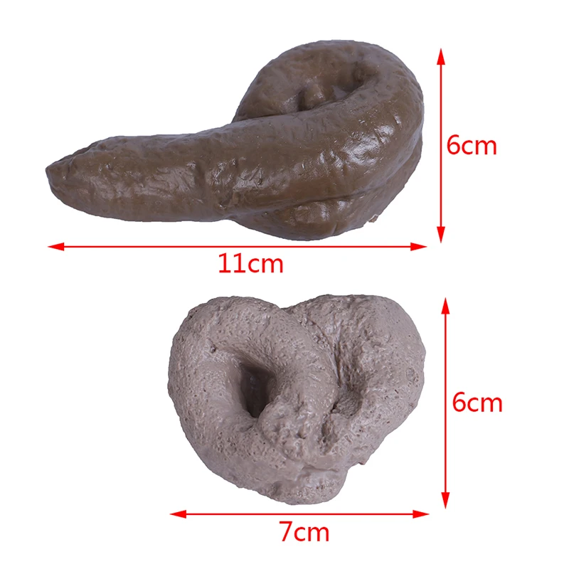 

Hot Sale Funny Toys Gag-Funny Joke Tricky Toys Mischief Turd Gag Gift Realistic Shits Poop Fake Turd Classic Shit