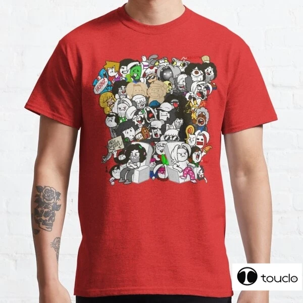 

Game Grumps 50 100%Cotton Printing Street Style Casual Short Sleeve Men T Shirt Cool Loose O-Neck Tshirt Male T-Shirt Unisex