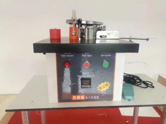 Деревообрабатывающий Кромкооблицовочный станок без регулировки скорости мини