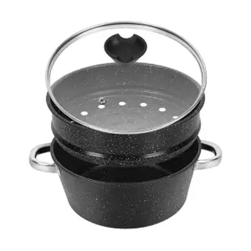 Кастрюля для супа с антипригарным покрытием 24 см универсальная вместительная