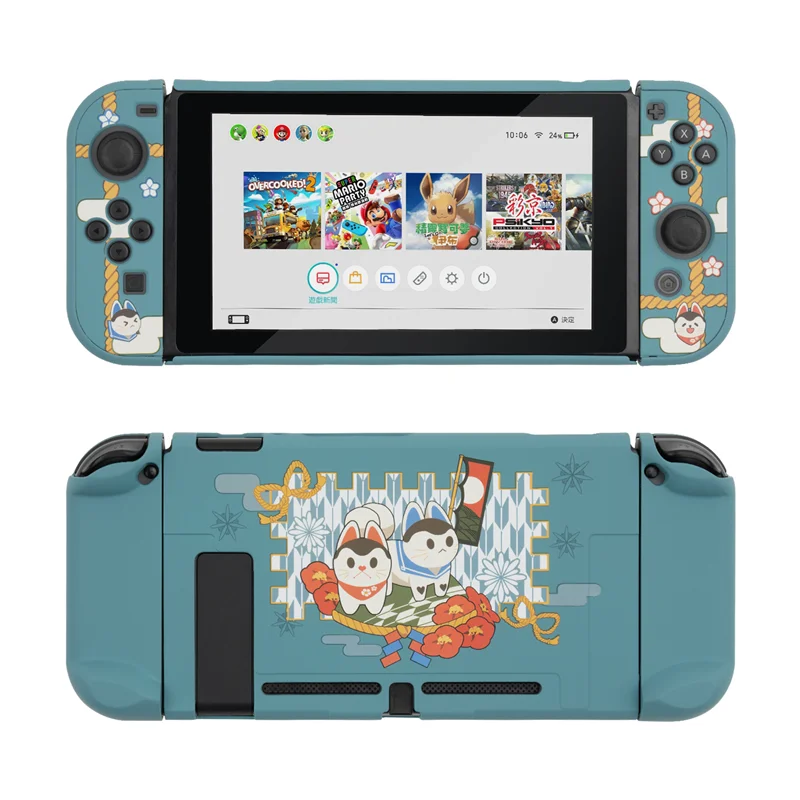 GeekShare Жесткий чехол для Nintendo Switch раздельная оболочка карточки Защитная собака