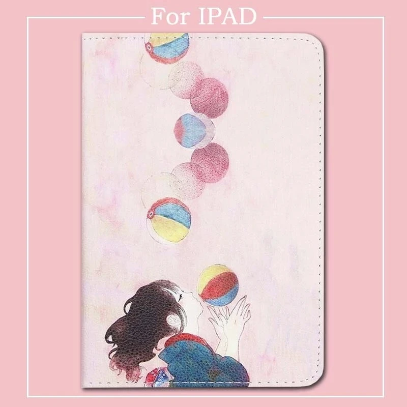 Мыльные пузыри узор смарт чехол для iPad воздуха 1/2 новый 9 7 2018 ультра тонкий 234 mini