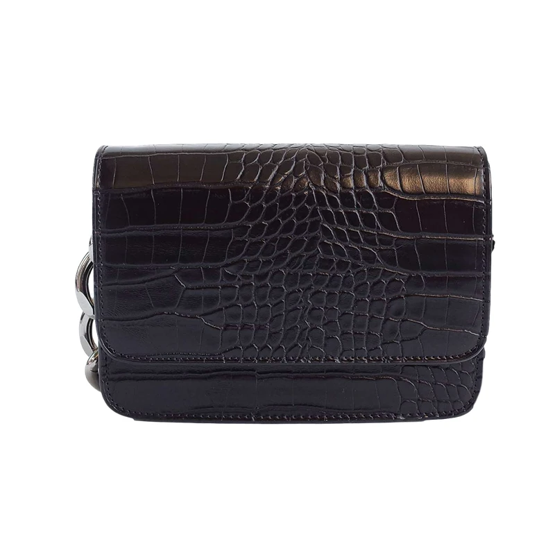 

Niche Design Fashion Stitching Personalized Thick Chain Square Bag 2020 New One Shoulder Underarm Women Package D444