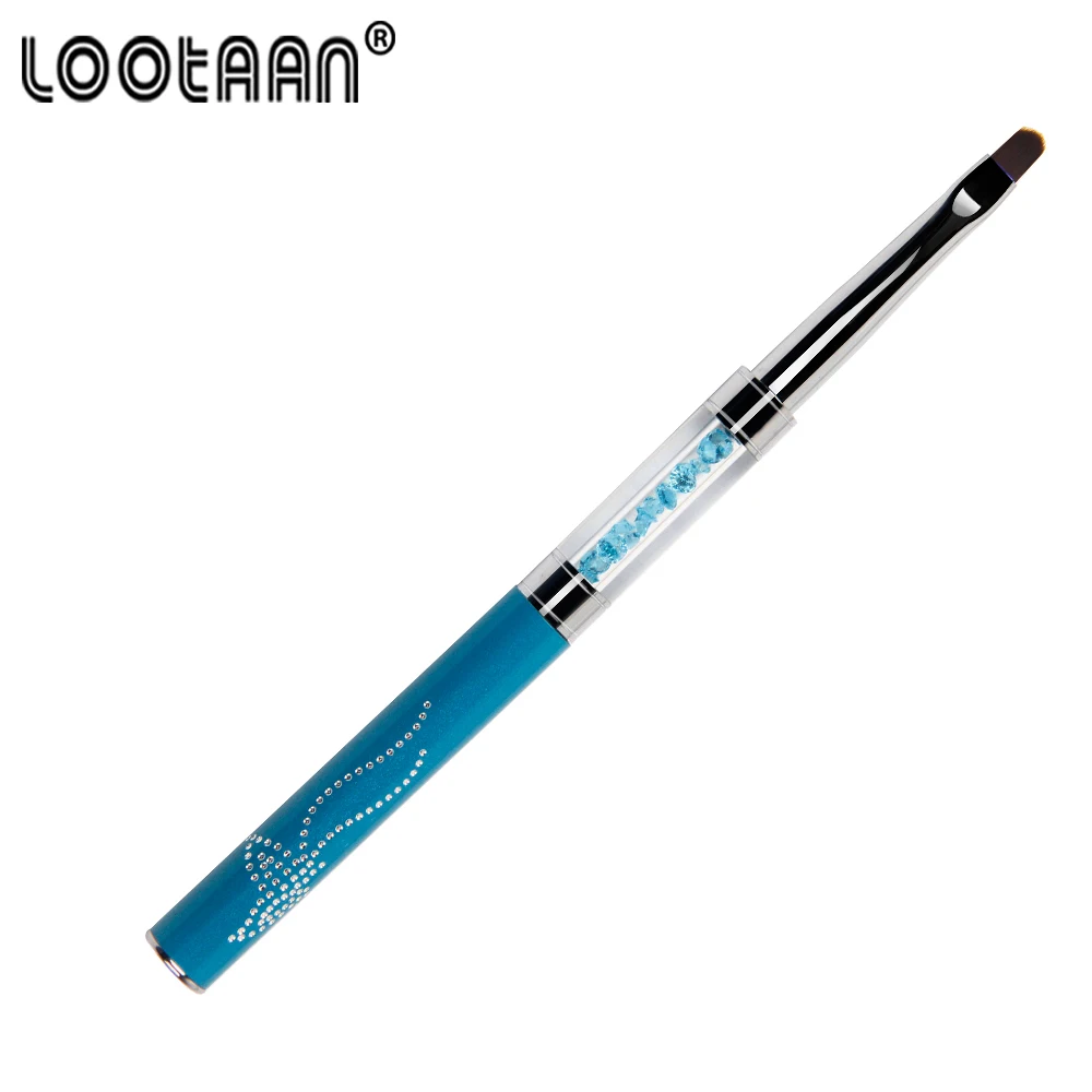 Кисть для рисования с двойной головкой и кристаллами #4 9 мм | Красота здоровье