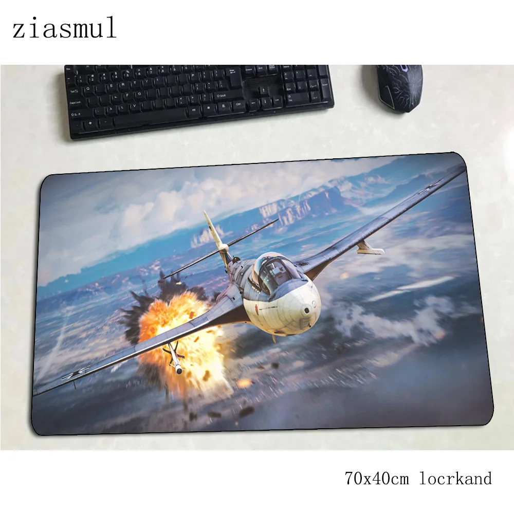 Игровой коврик для мыши war thunder 700x400x3 мм игровой толстый Настольный ноутбука