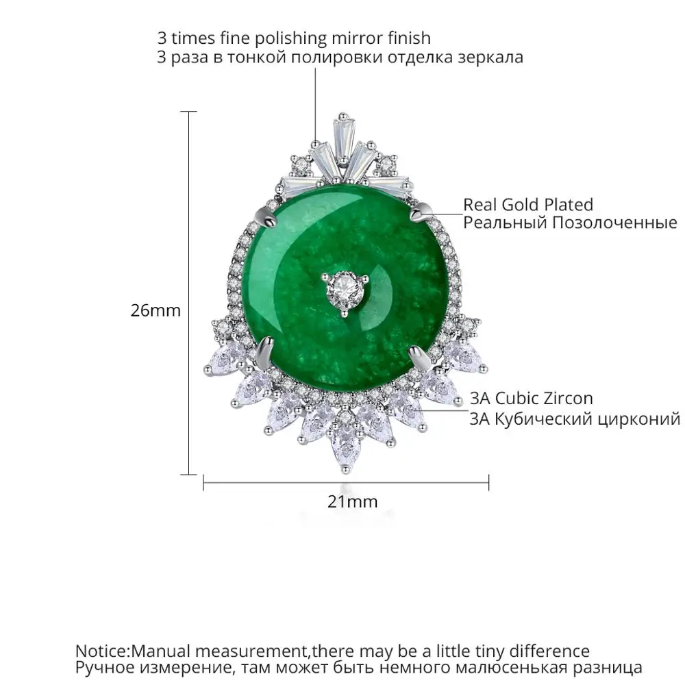 LUOTEEMI новый дизайн привлекательный серьги-гвоздики для женщин Высокое качество AAA