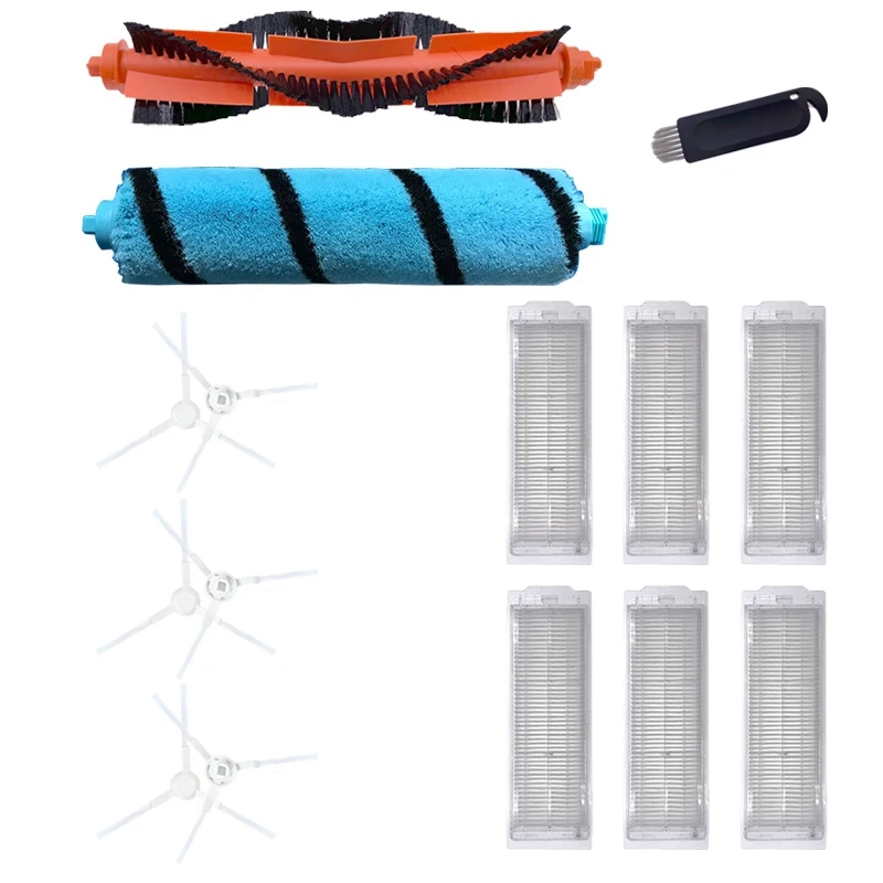 

Main Brush Hepa Filter Side Brush for Xiaomi Mijia Robot STYJ02YM for Conga 3490 for Viomi V2 PRO V3 SE V-RVCLM21B