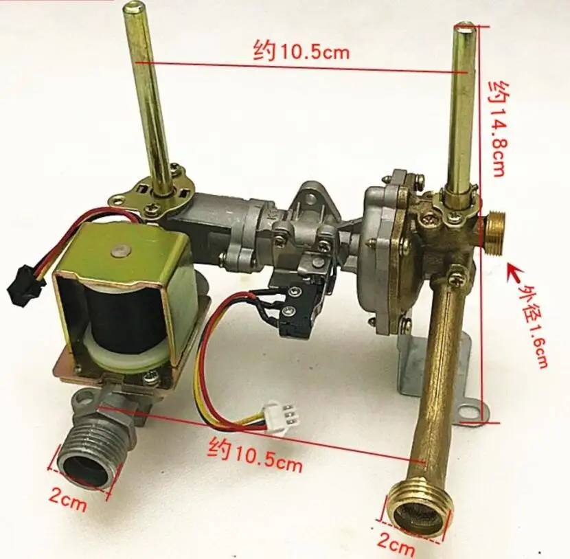 

Gas Water Heater Parts gas and water assembly valve 7-10L