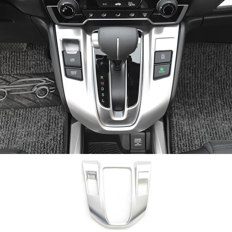 

For HONDA CR-V CRV 5th Gen AT 2017 2018(LHD) ABS Matte Shift Gear Panel decoration Cover Trim car styling Accessories 1pcs