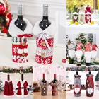 Рождественский чехол для винной бутылки, Рождественское украшение для дома 2021, рождественские украшения, декор с новым годом 2022, Navid Noel
