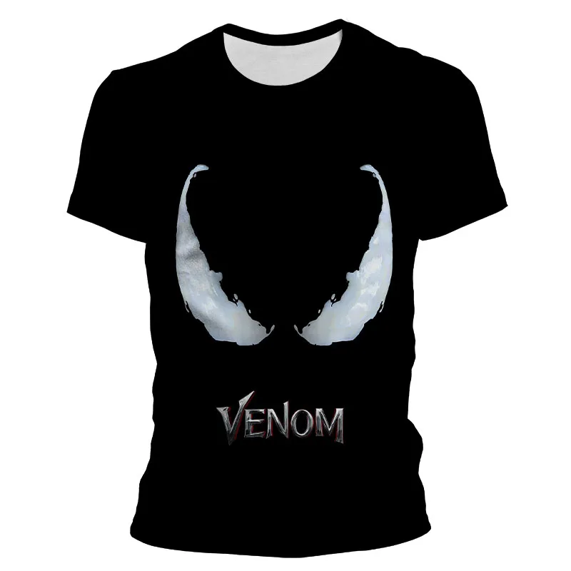 2021 Hot New Fashion Venom 3D Printed T shirt Unique Short Sleeve Tshirt Men's Women boy girl Clothing Drop Shipping Tops | Мужская