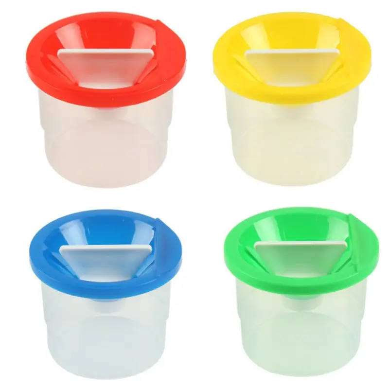 Принадлежности для рисования DIY Детская кисть чашка мытья цветные чашки