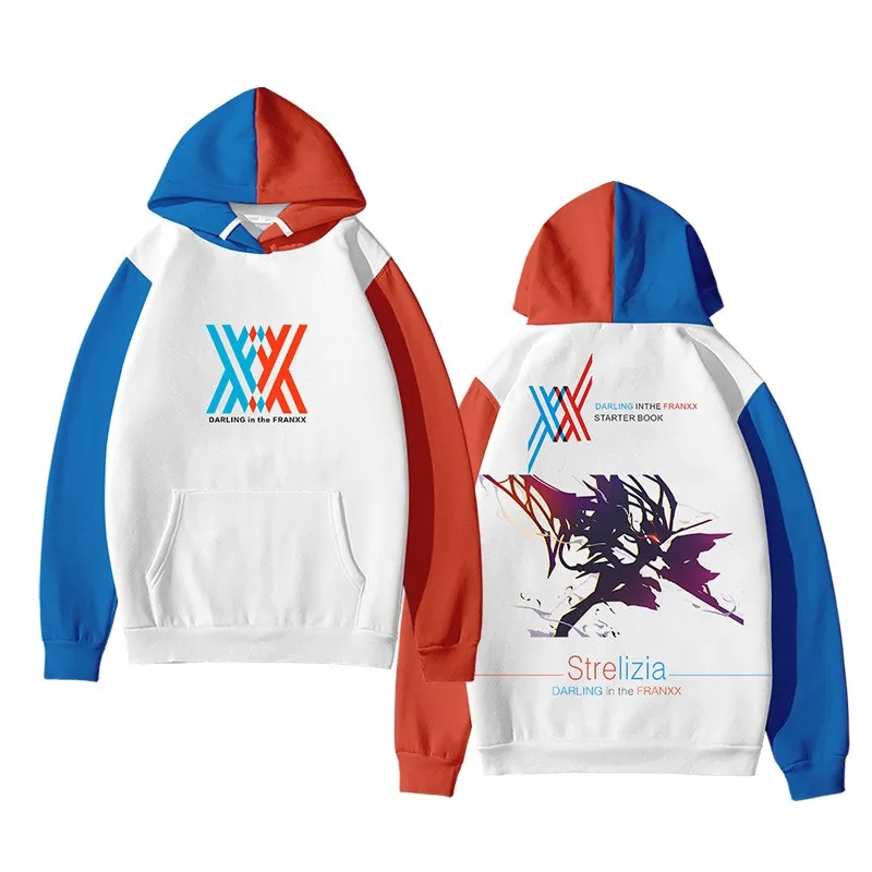 Новинка 2020 модные 3D толстовки с капюшоном аниме дорогой в франксе толстовка