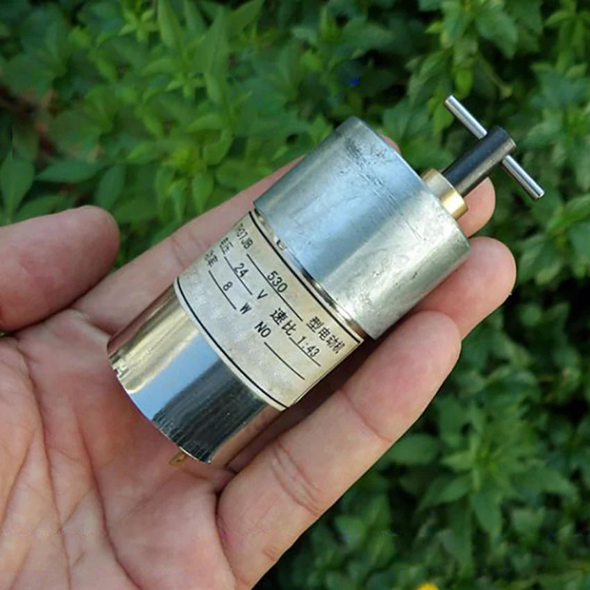 Электродвигатель 24 В постоянного тока 138 об/мин 38 мА, редукторный электродвигатель с большим коэффициентом снижения крутящего момента 1:43, электрическое оборудование