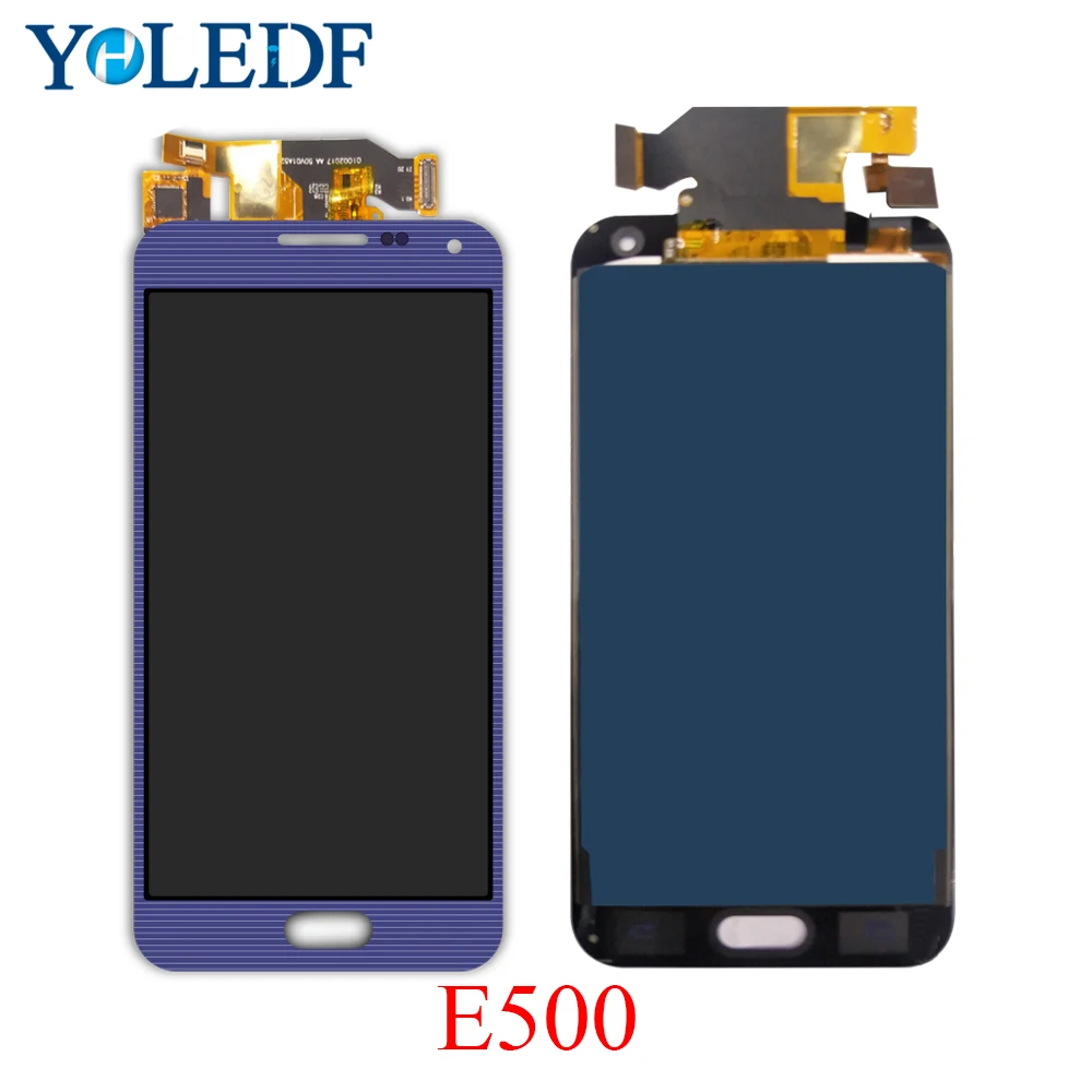 5 0 &quotLCD запасные части для SAMSUNG Galaxy E5 E500 E500M E500F E500H ЖК дисплей сенсорный экран