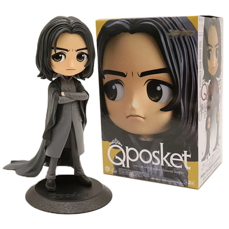 Snape 12 см QPosket большие глаза Поттер Снейп Гермиона Рон Малфой Милая экшн-фигурка из фильма ПВХ модель игрушки куклы Подарочные Фигурки игрушки - Цвет: Snape