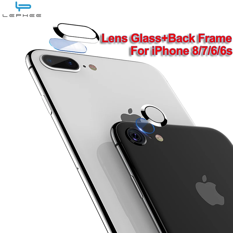 Для iPhone X XS MAX 8 7 Plus закаленное стекло+ металлический задний объектив защитное кольцо для камеры Защитная пленка для экрана для iPhone 11 Pro Max XR