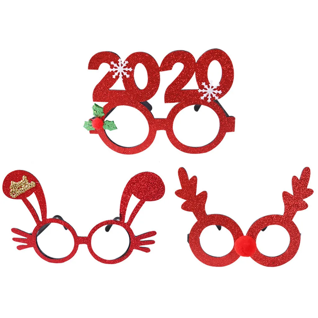 Рождественские украшения рога очки зайчик рождественские Decora adornos de navidad|Кулоны и