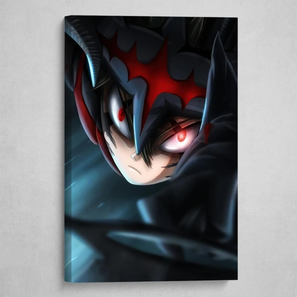 Asta аниме рисунок на холсте с черным клевером настенные художественные плакаты