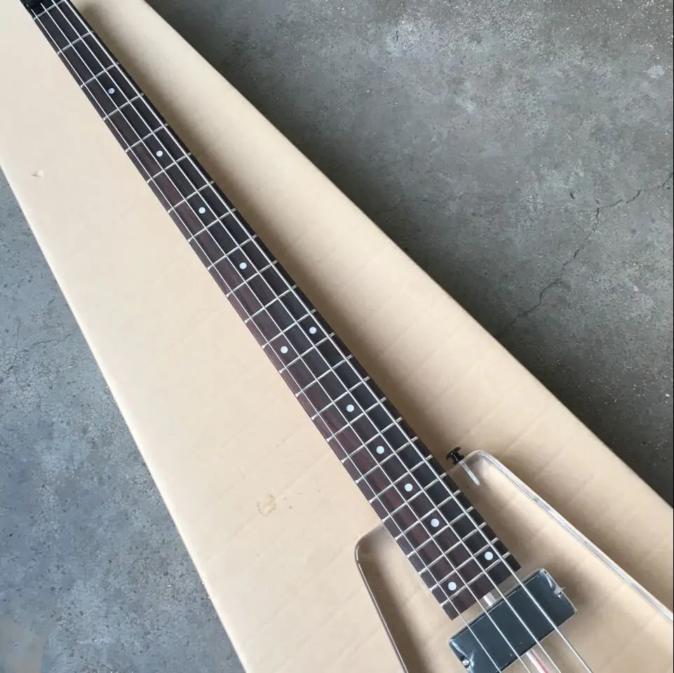 Акриловый Безголовый бас левша акриловый с задней спинкой strandberg cystal бас|headless