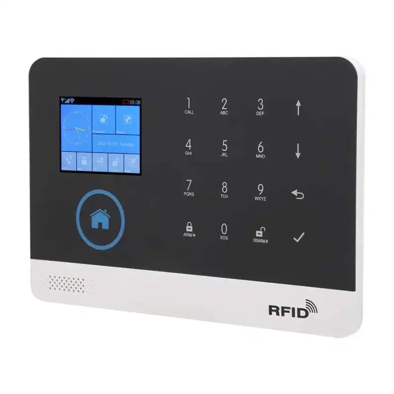 

alarmas de seguridad para casa 2.4in WIFI GSM Alarm Systerm Household Fireproof Anti Theft Detector Smart Surveillance Host