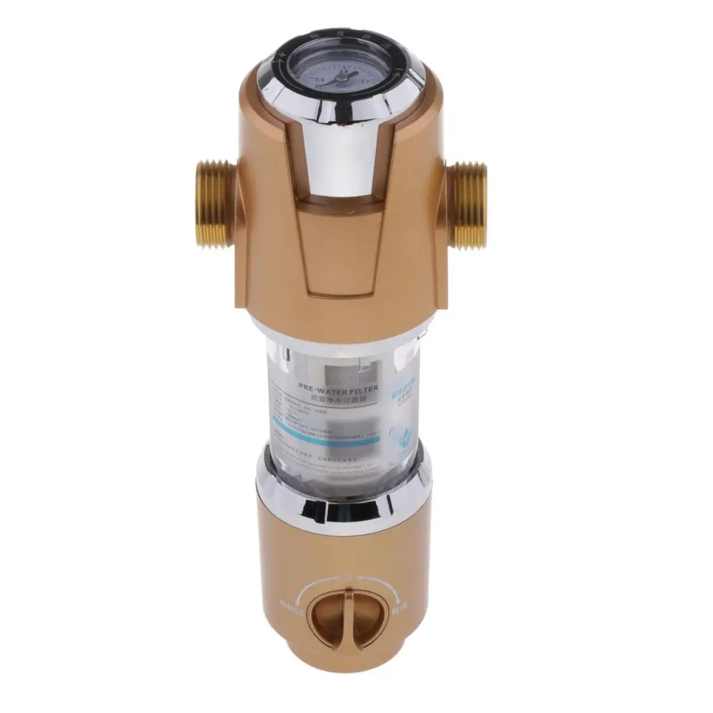 

Whole House Water Filter 40 Microns Precision Filtration System Reusable