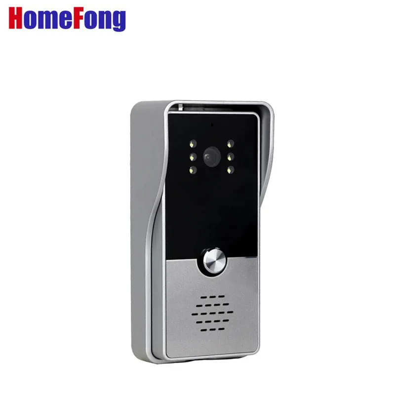 

Homefong Video Door Phone Intercom Doorbell Camera Wired System Unlock Support Lock IP65 Waterproof Day Night Vision