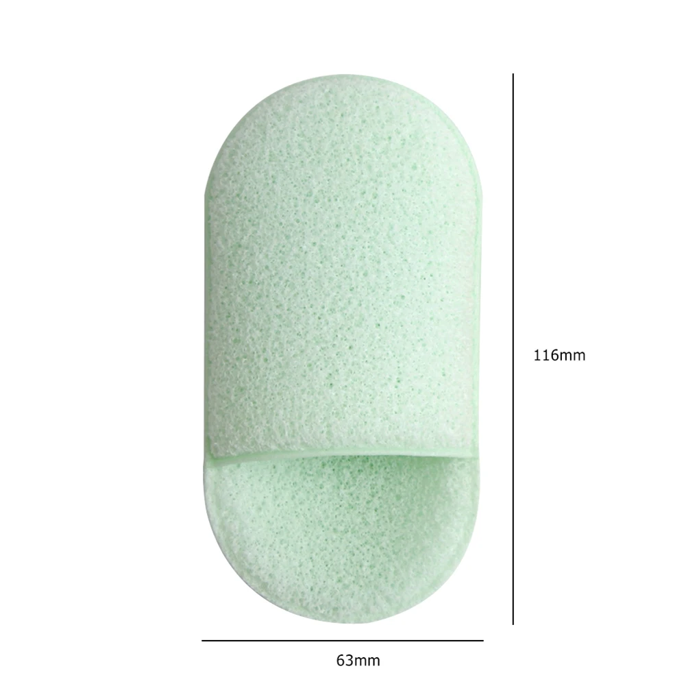 Portable Oval Shape Reusable Face Cleaning Sponge Makeup Remover Cleaner Puff Skin |
