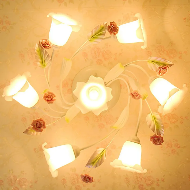 Европейский стиль сад гостиная романтические рестораны белый кованый железный