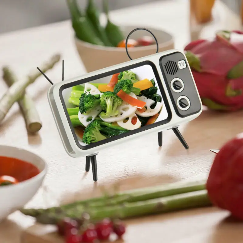 Портативный BT Bluetooth Динамик ТВ дизайн держатель мобильного телефона FM радио стол