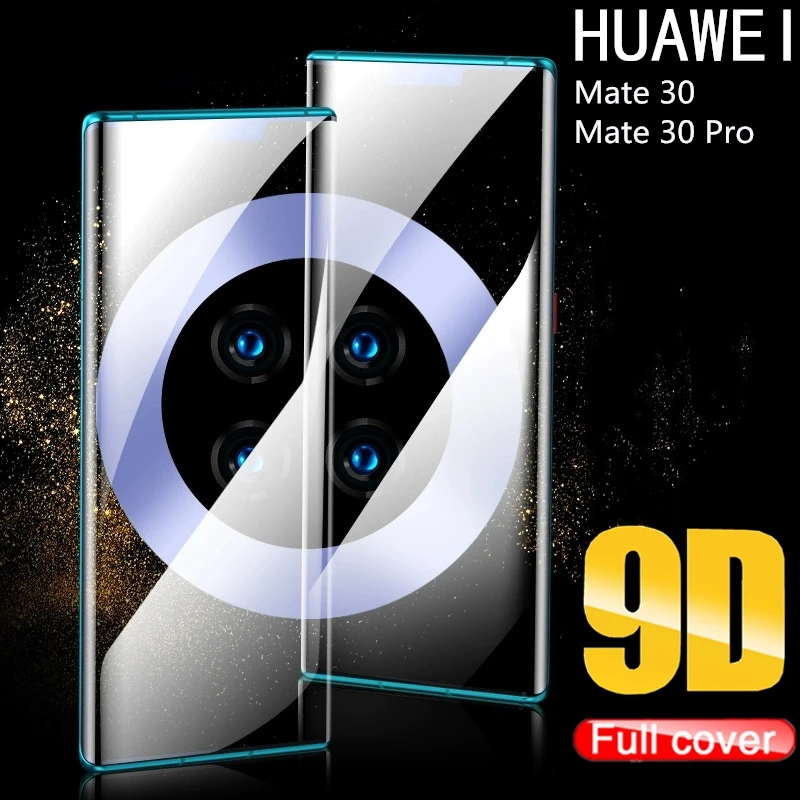 9D полное покрытие закаленное стекло для huawei mate 30 полностью Защитная пленка Pro |
