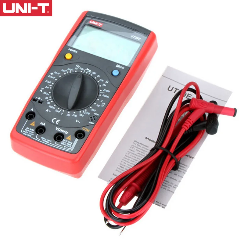 Цифровой мультиметр с автоматическим выбором диапазона и ЖК