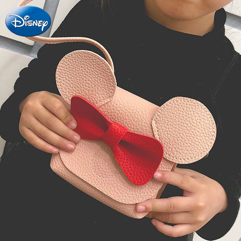Disney Микки Маус Мини сумка мультфильм Женская PU Досуг модный ранец шоппер леди