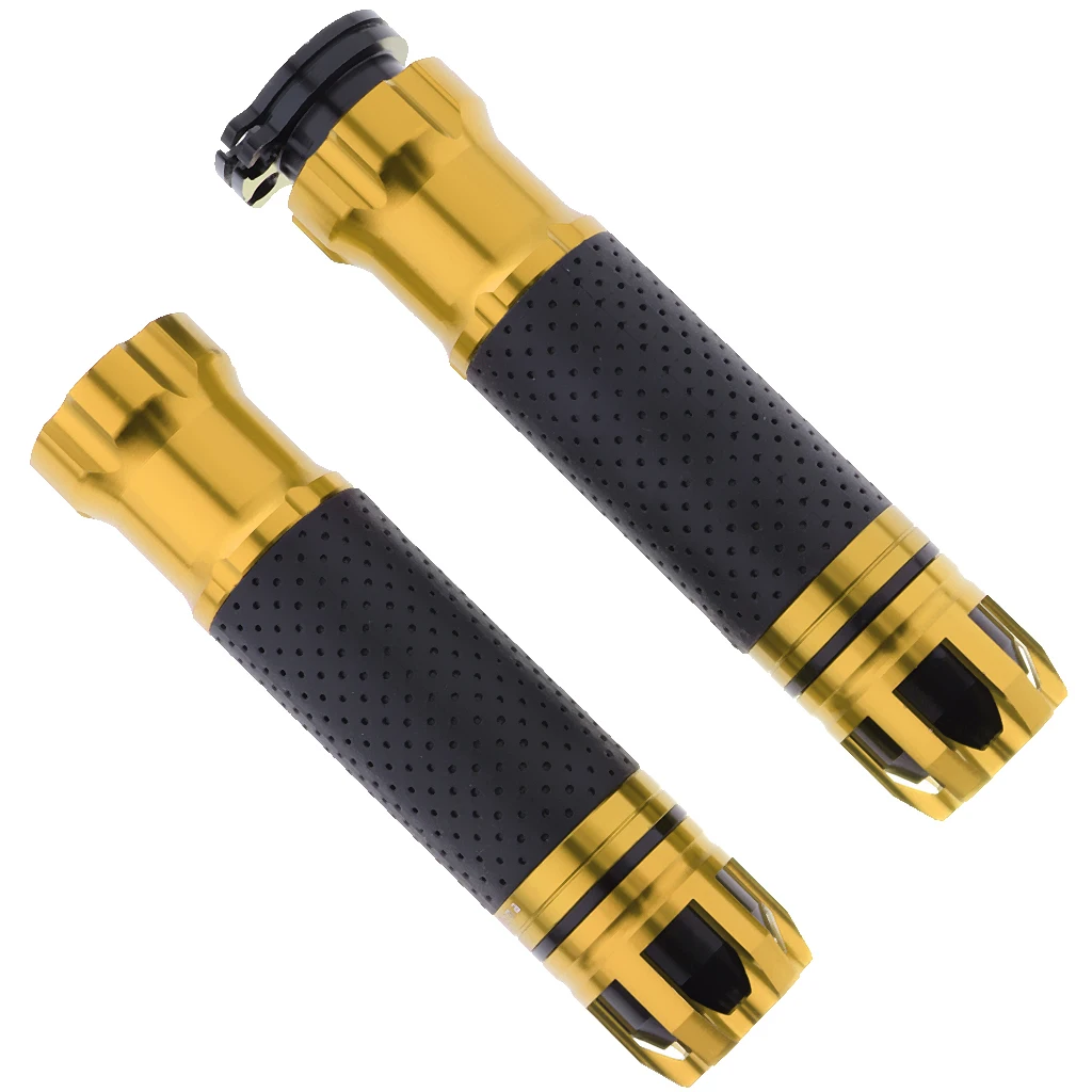 

7/8" Rubber Motorcycle Hand Grip Autobike Handlebar ATV Dirt Bike