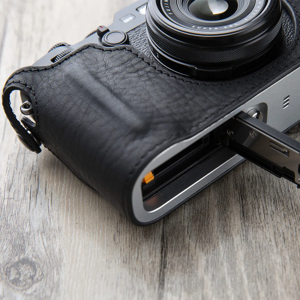 Бренд AYdgcam ручной работы из натуральной кожи чехол для камеры Fujifilm X100F X100-F сумка для камеры половина крышки винтажный Чехол