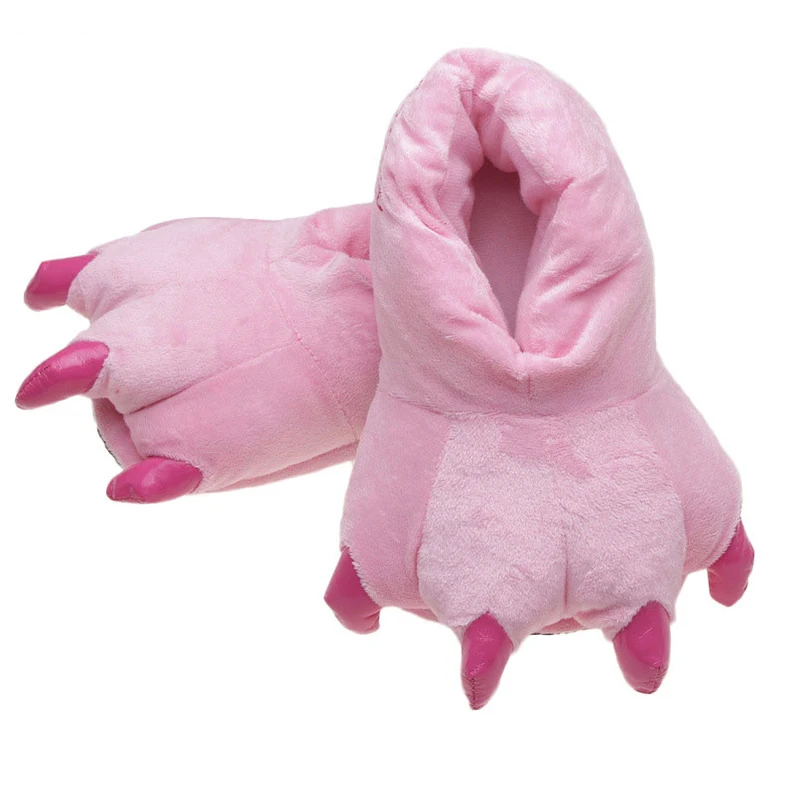 slipper Kuguurumi/зимняя Пижама для маленьких девочек; комбинезон с единорогом из мультфильма; детская одежда для сна; фланелевый теплый комбинезон; детские пижамы - Цвет: slipper
